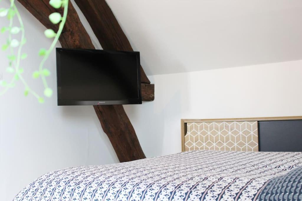 Charme Plein Coeur Auxerre - Parking Prive Apartment Bagian luar foto